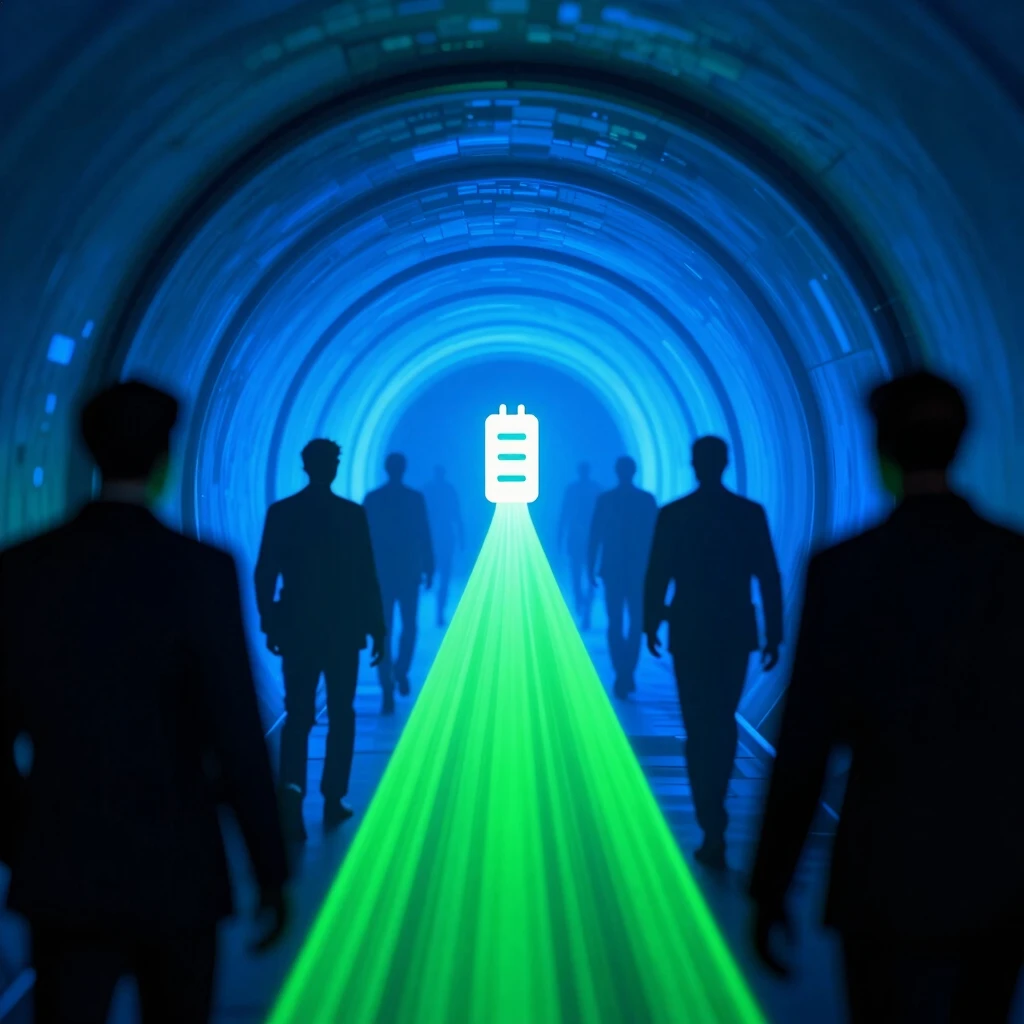 Encrypted VPN tunnel protecting user data from trackers