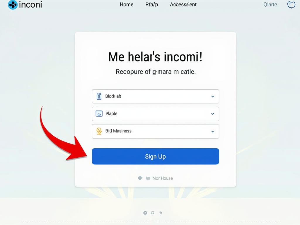 Incogni homepage with sign-up button