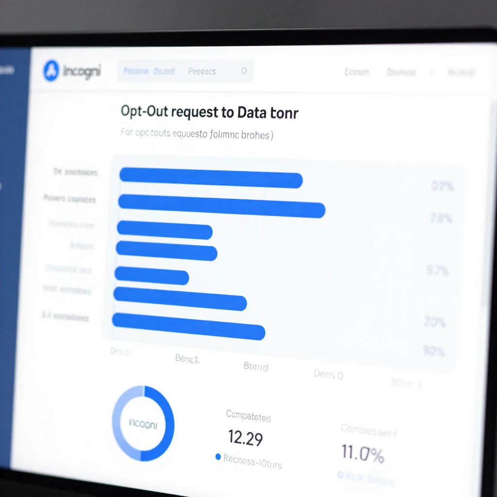 Incogni dashboard displaying data removal progress