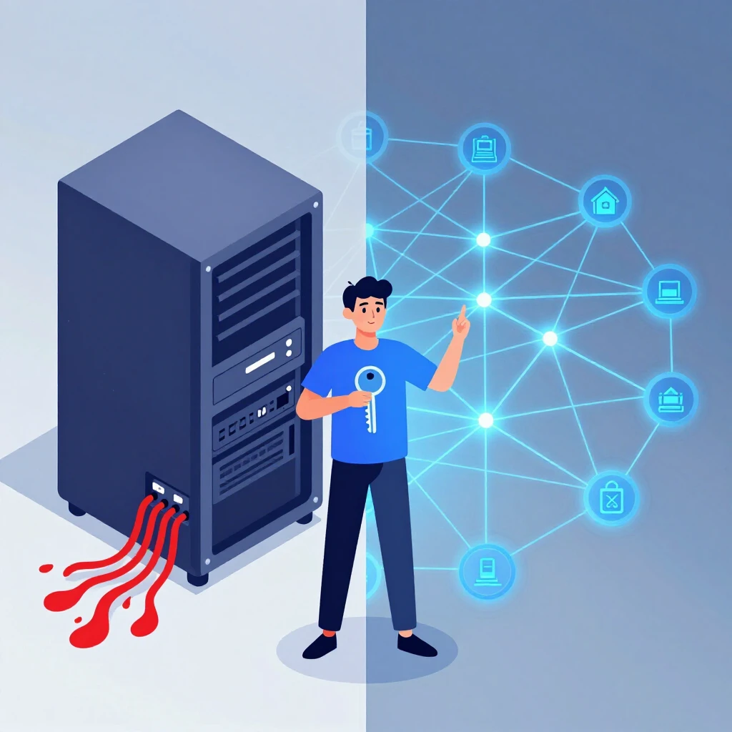 Centralized vs decentralized digital identity systems