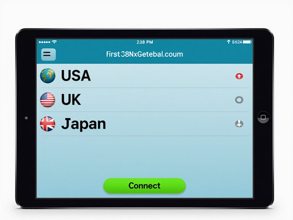 VPN app interface screenshot