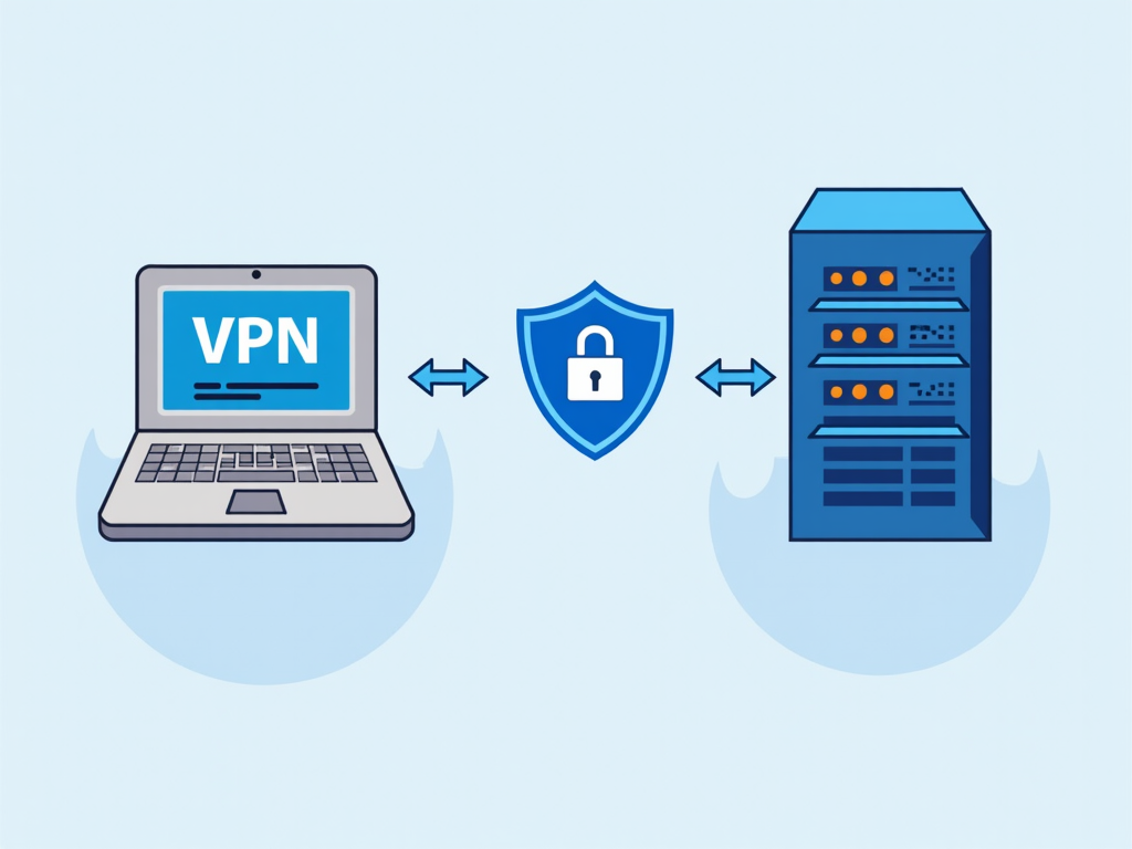 Infographic of VPN protecting online privacy