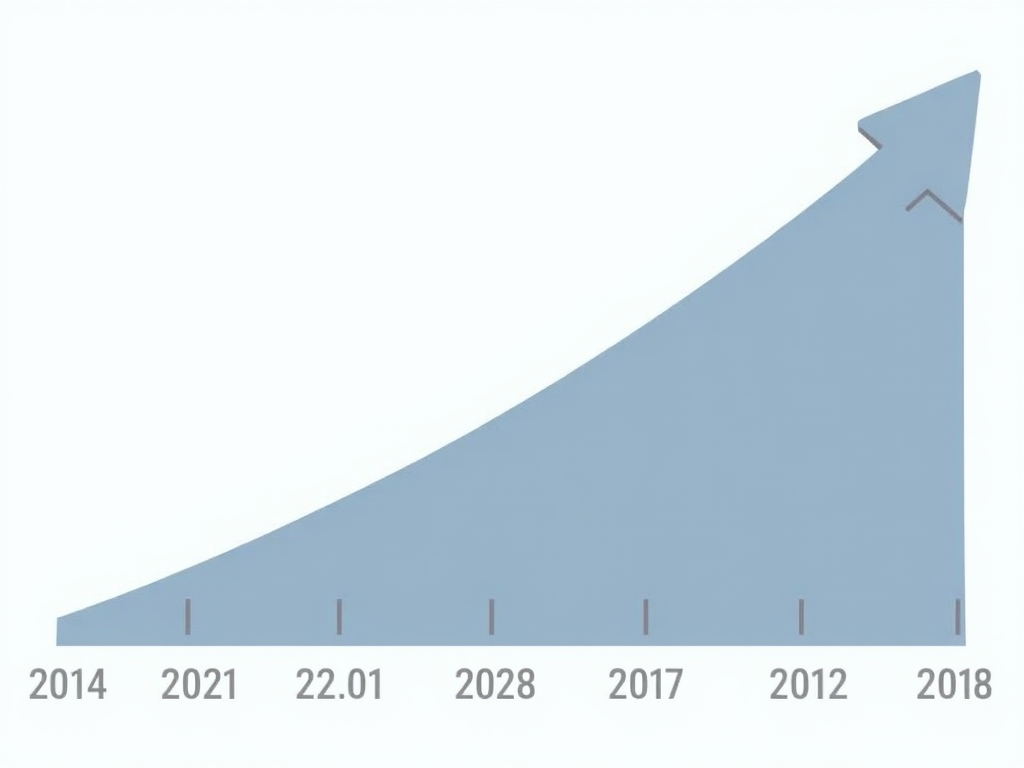 Graph of increasing data breaches