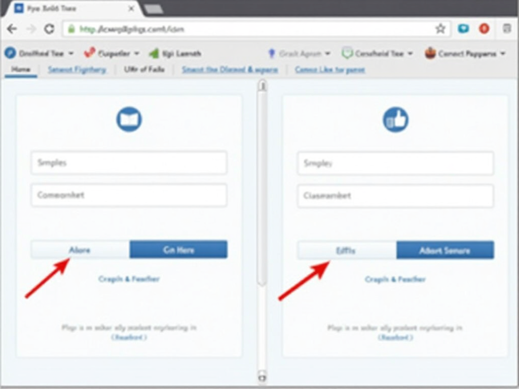Side-by-side view of a real login page and a phishing fake