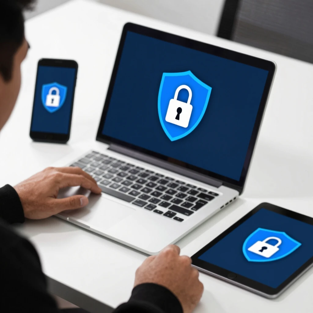 Secure online environment with protected devices