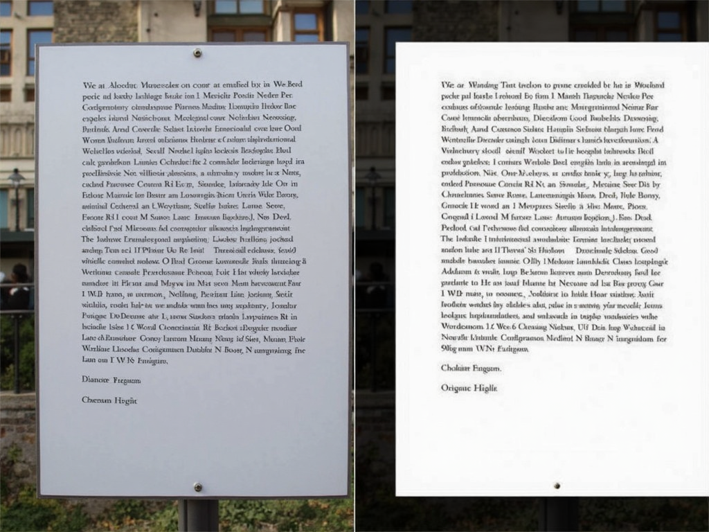 Before and after images showing text removal with AI Text Remover