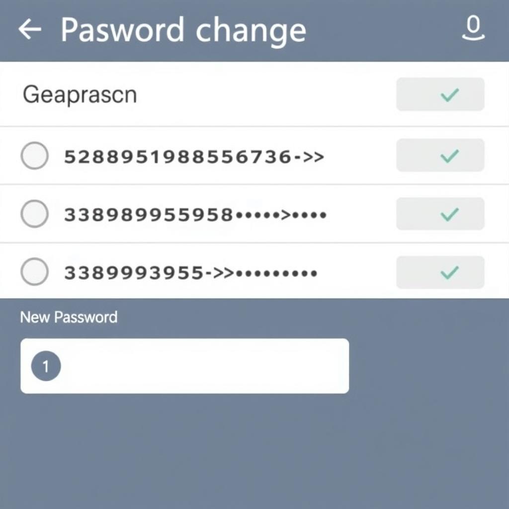 Password manager interface showing secure storage and generation of unique passwords for user accounts.