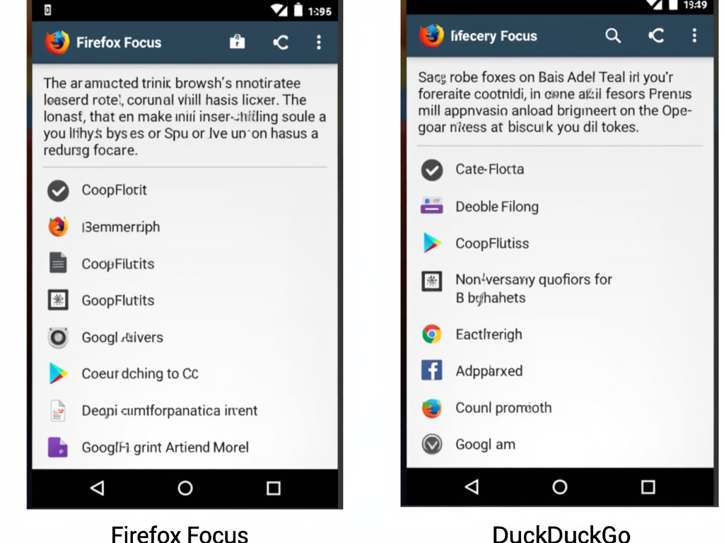 Firefox Focus vs DuckDuckGo