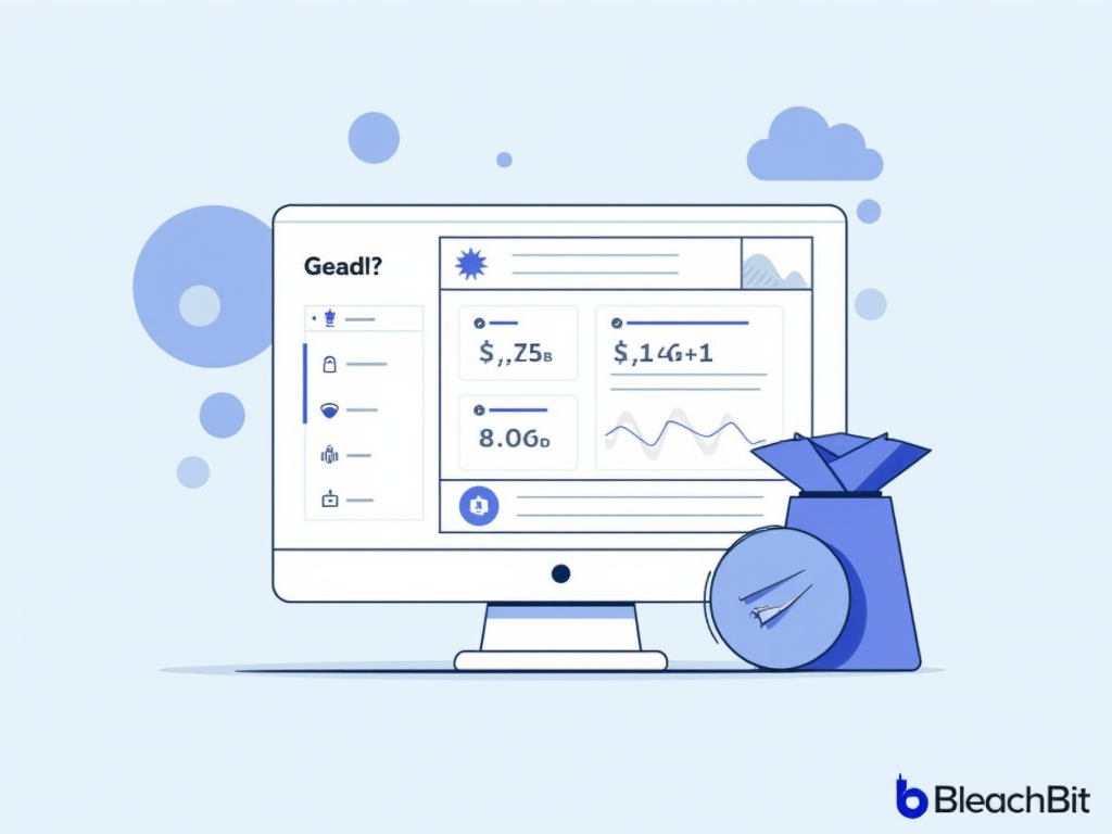Clean digital dashboard after using BleachBit.