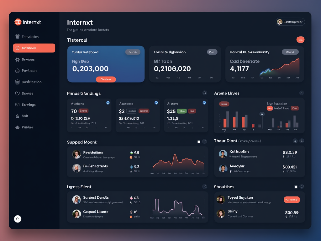 Internxt cloud storage dashboard