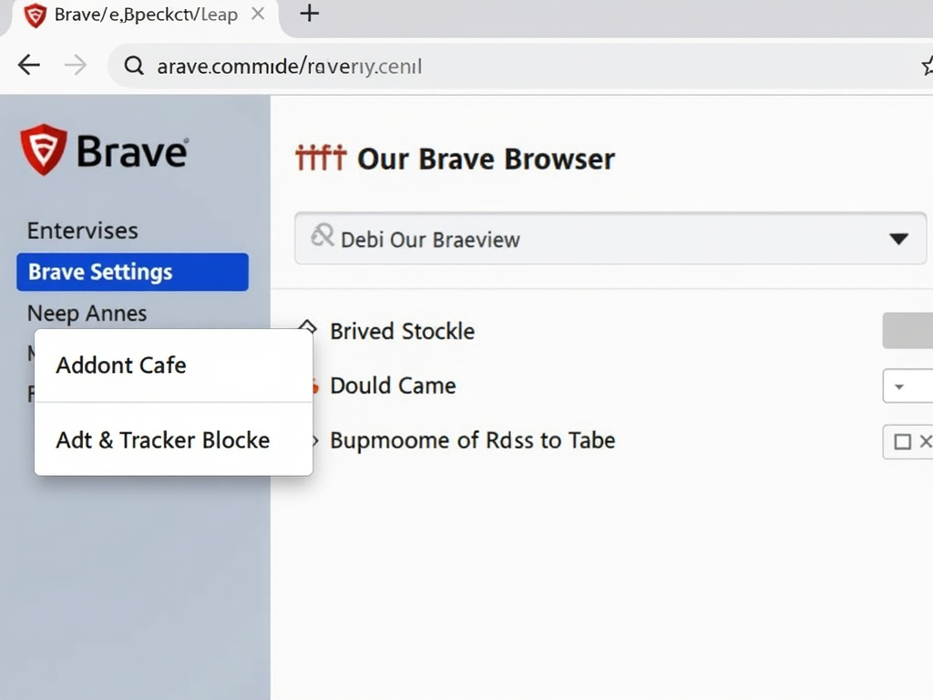 Brave Browser privacy settings
