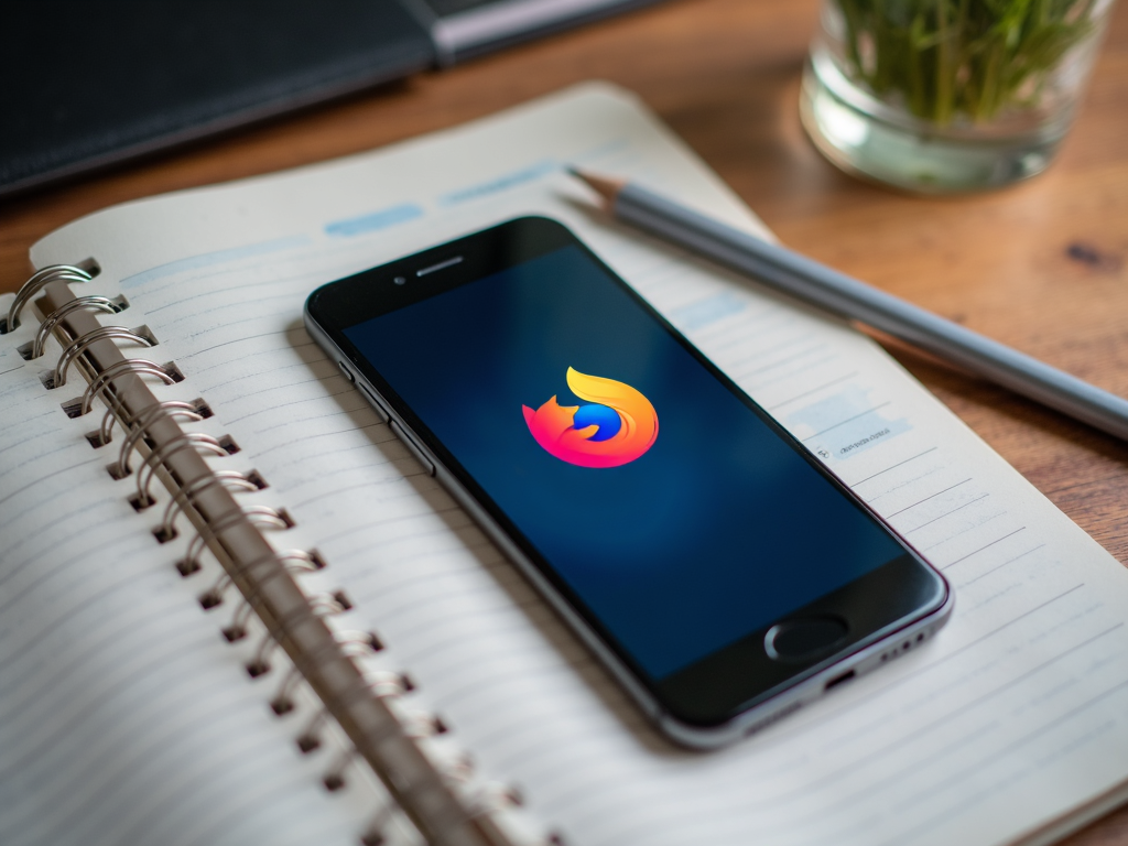 Firefox Focus on a phone screen.