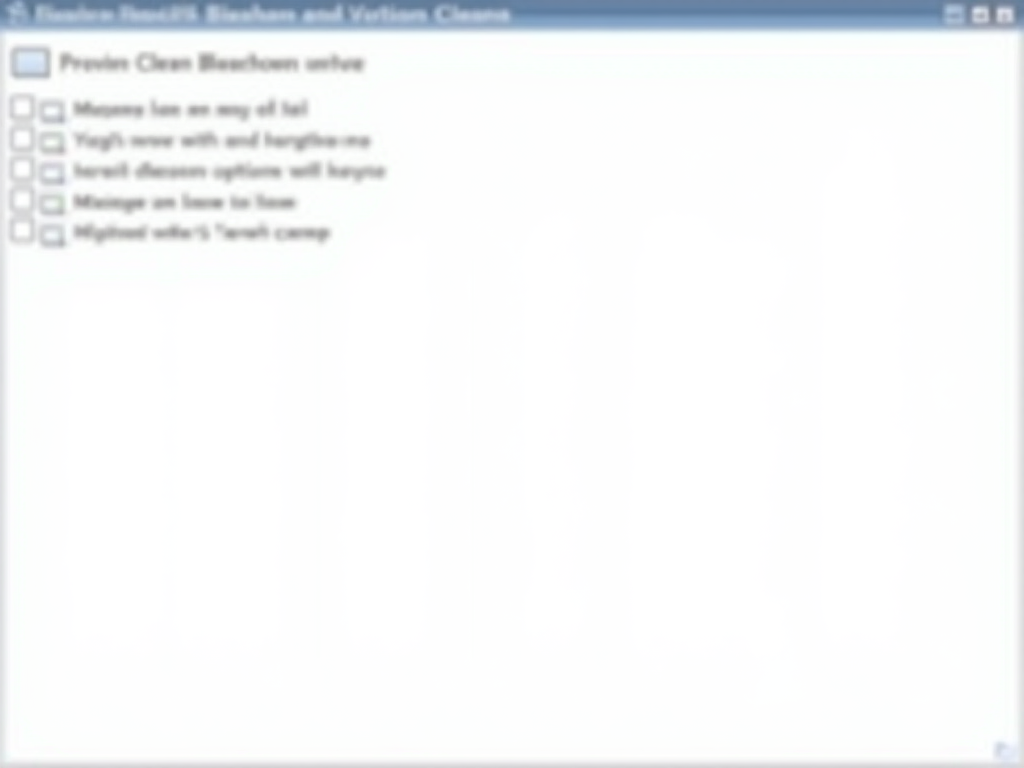 BleachBit cleaning options