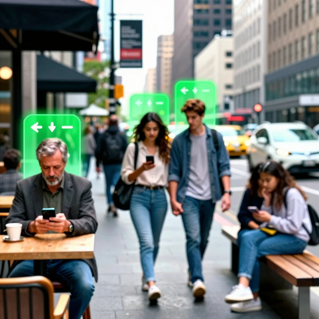 People enjoying secure social media use in everyday 2025 life