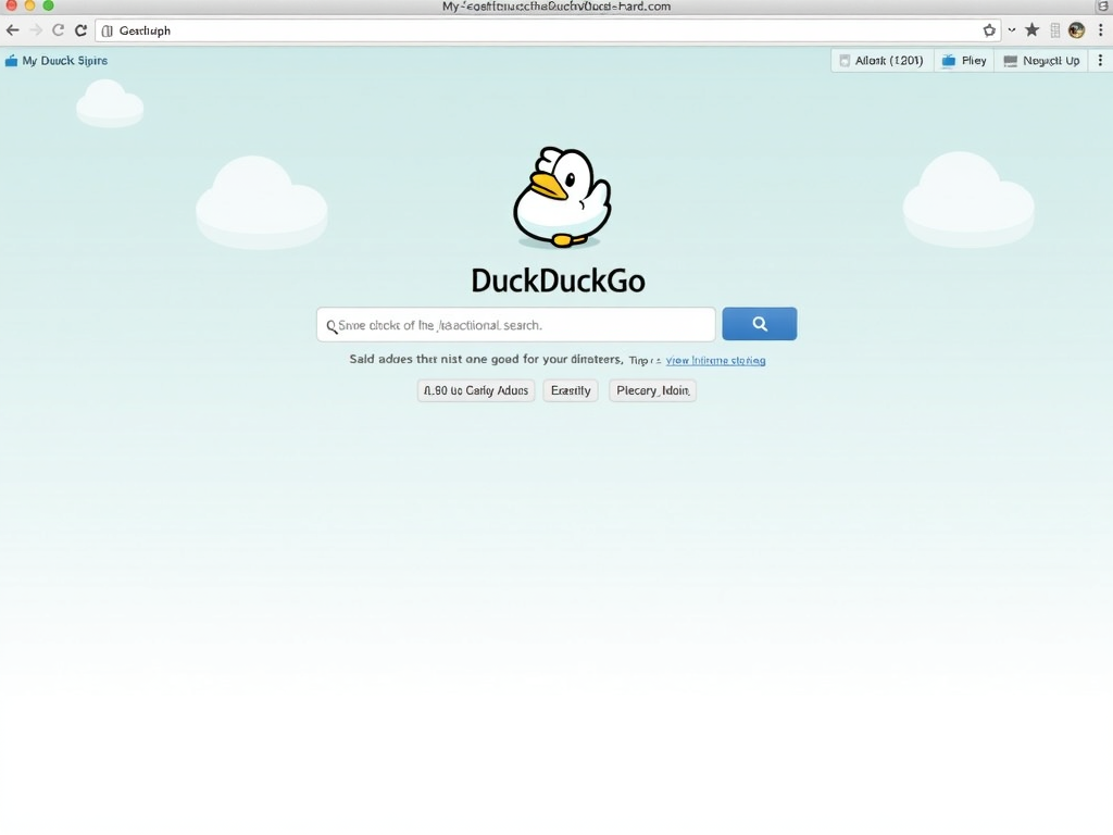 DuckDuckGo search engine for privacy