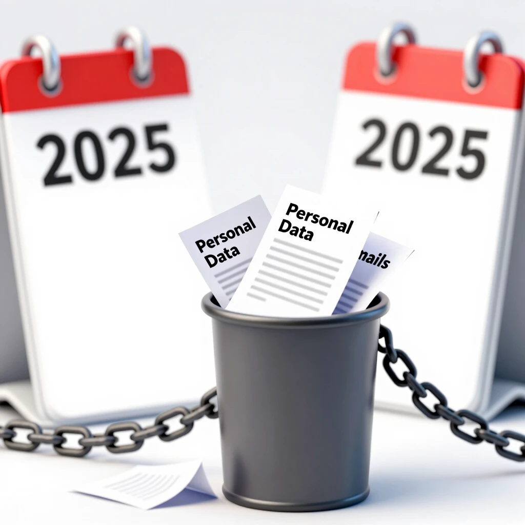Breaking chains around deleted personal data in a digital trash bin