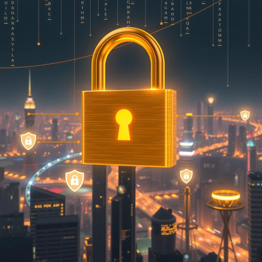 Secure lock symbolizing online privacy in 2025