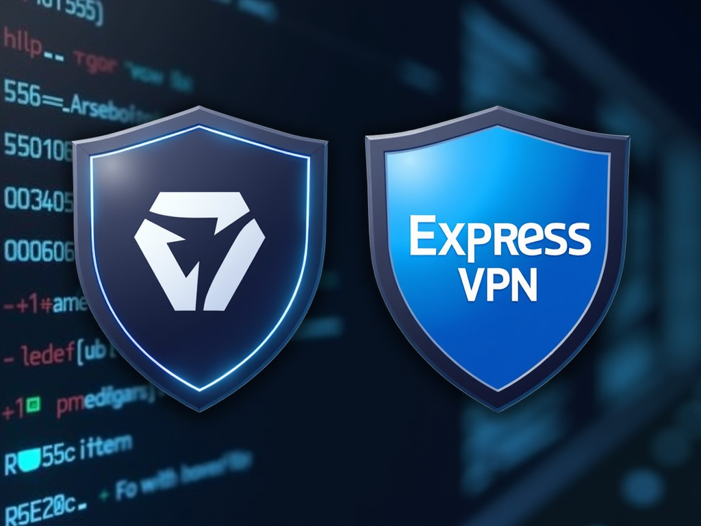 Proton VPN and Express VPN shields