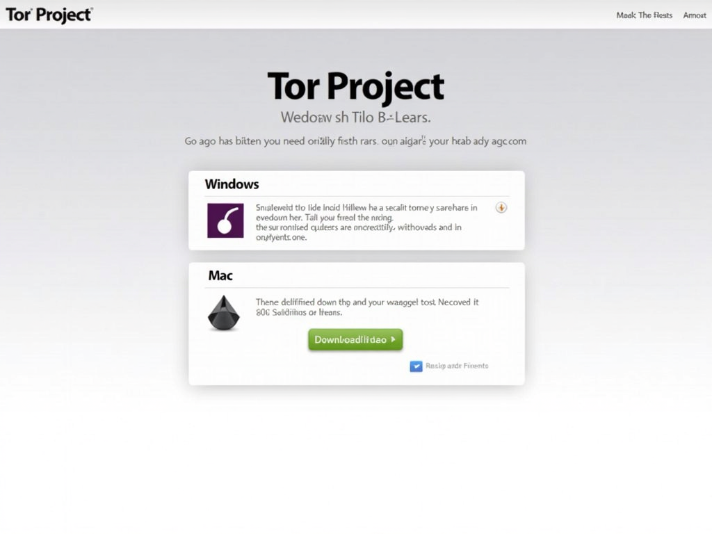 Tor Project download page