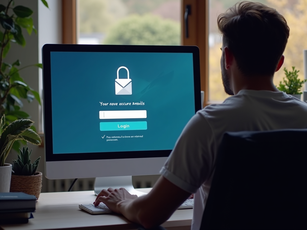 Securing email with a strong password
