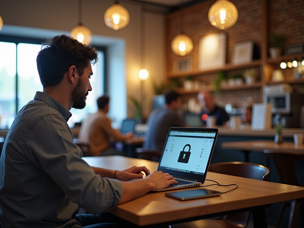 Using VPN at café