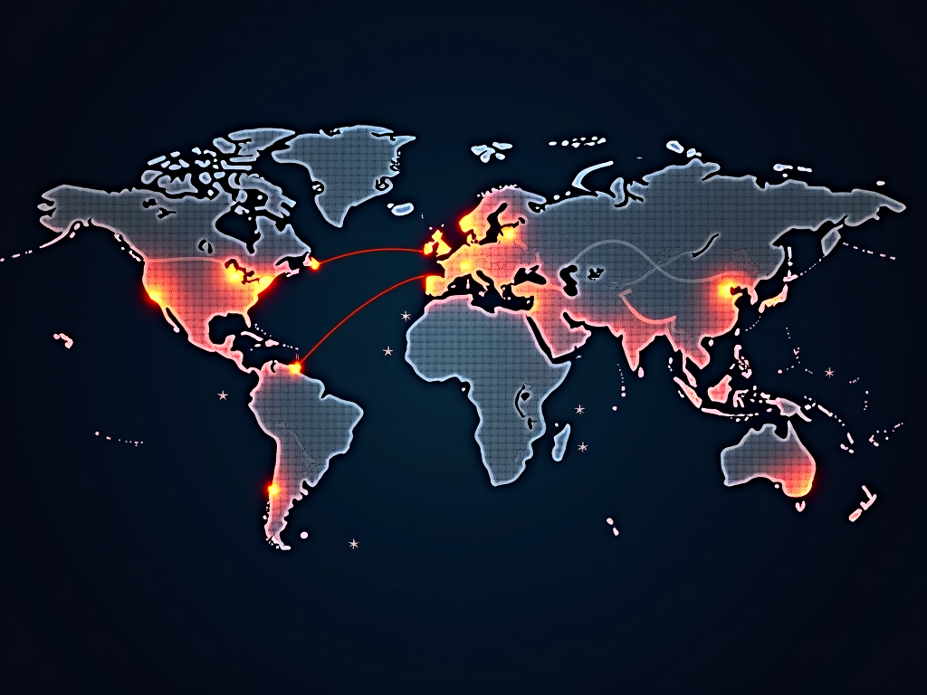 Global VPN server network