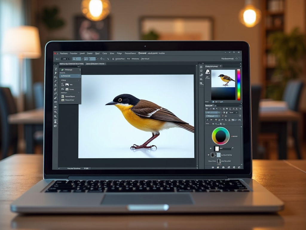 Adobe Photoshop editing interface