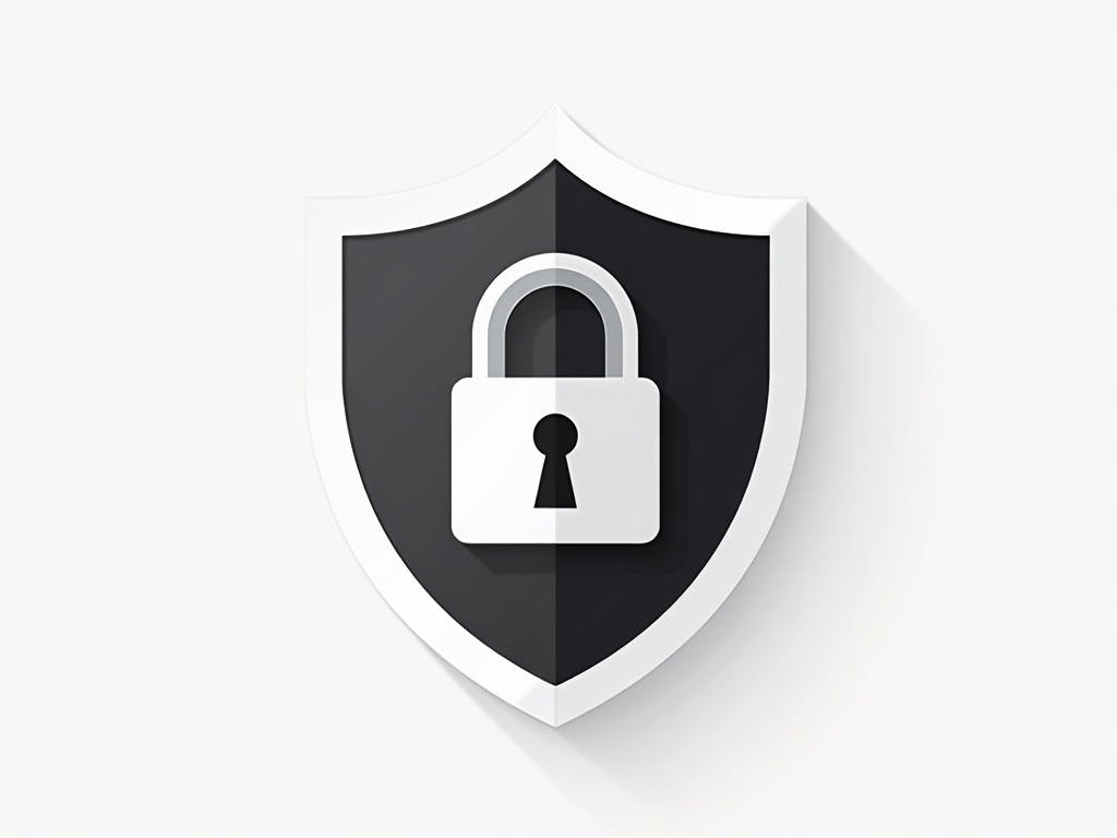 Shield and lock icon representing online privacy.