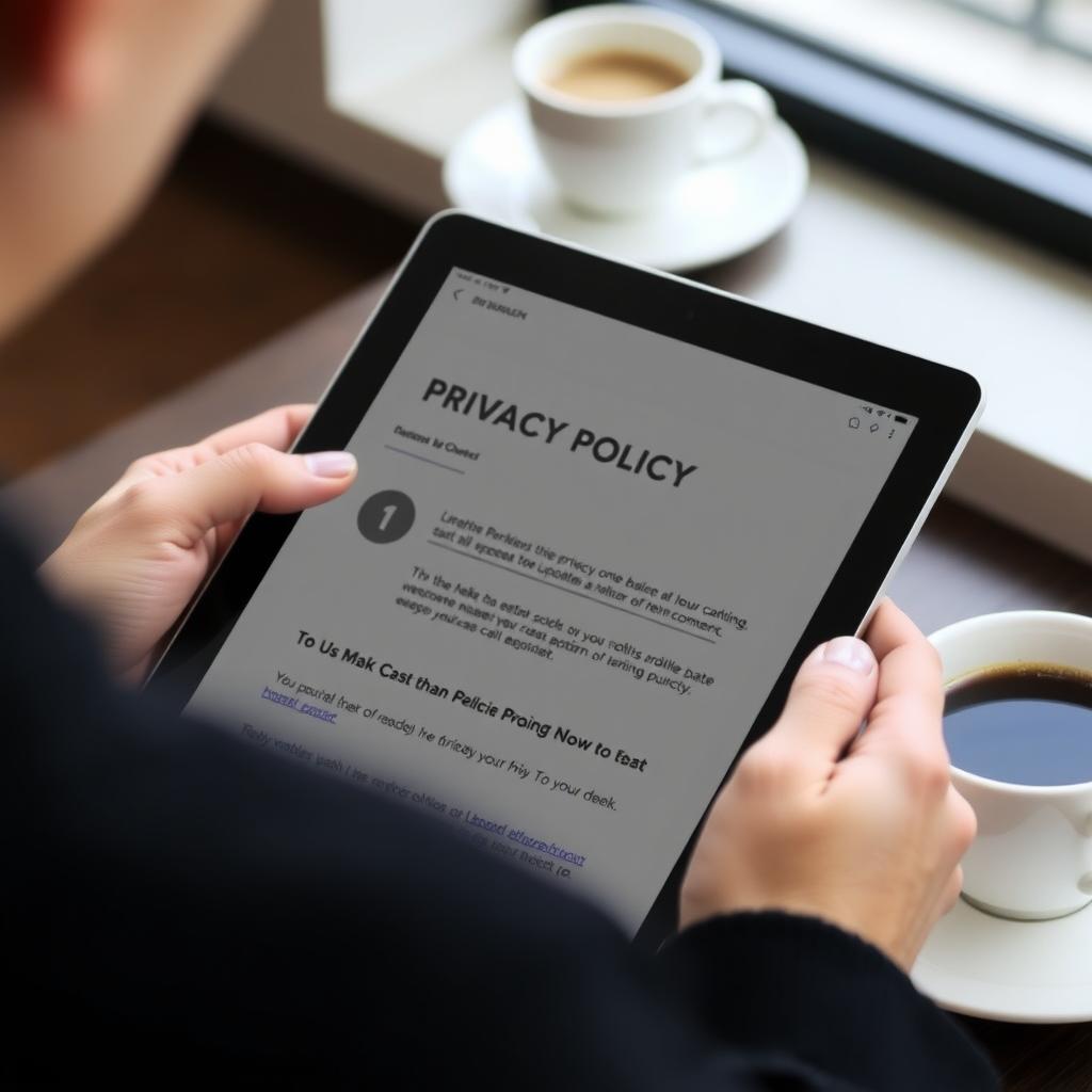 Reviewing privacy policy updates