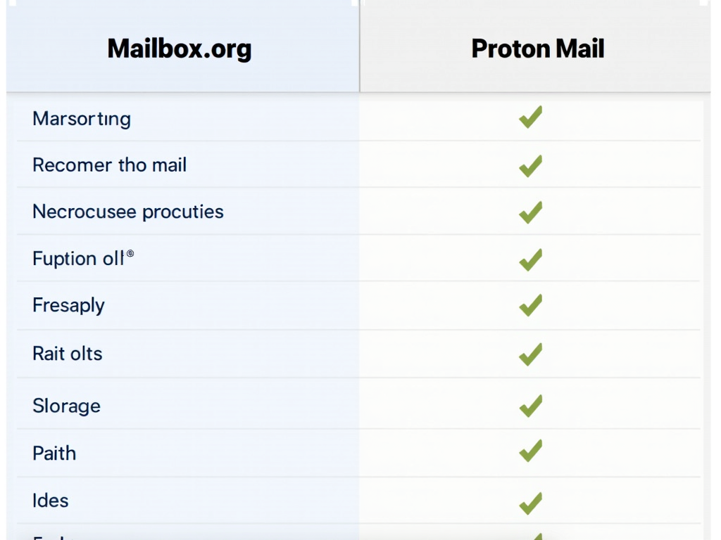 Mailbox.org vs Proton Mail comparison