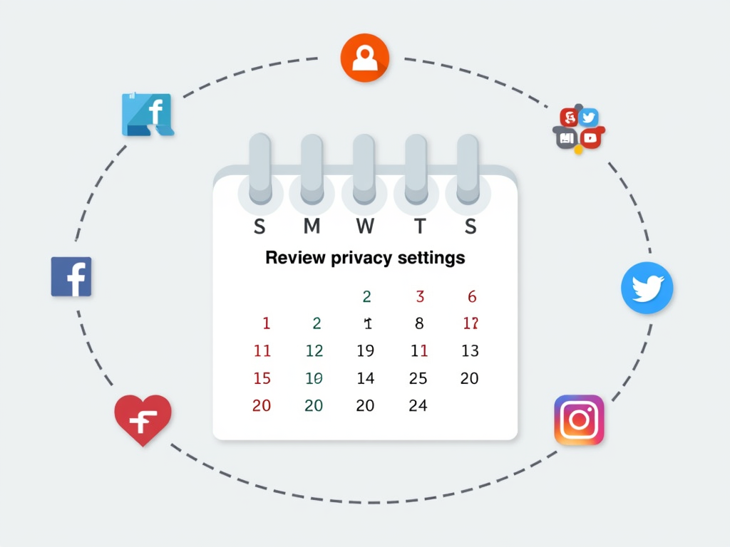 Reminder to review privacy settings