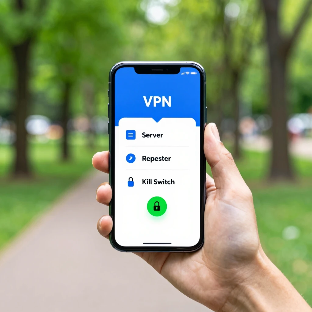 Step-by-step VPN setup on a smartphone
