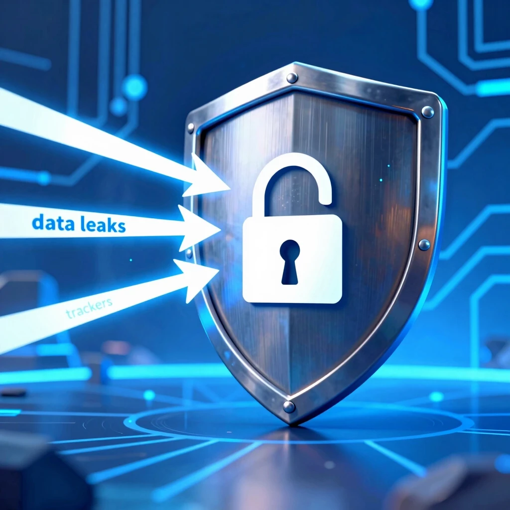 Digital shield protecting against online privacy threats