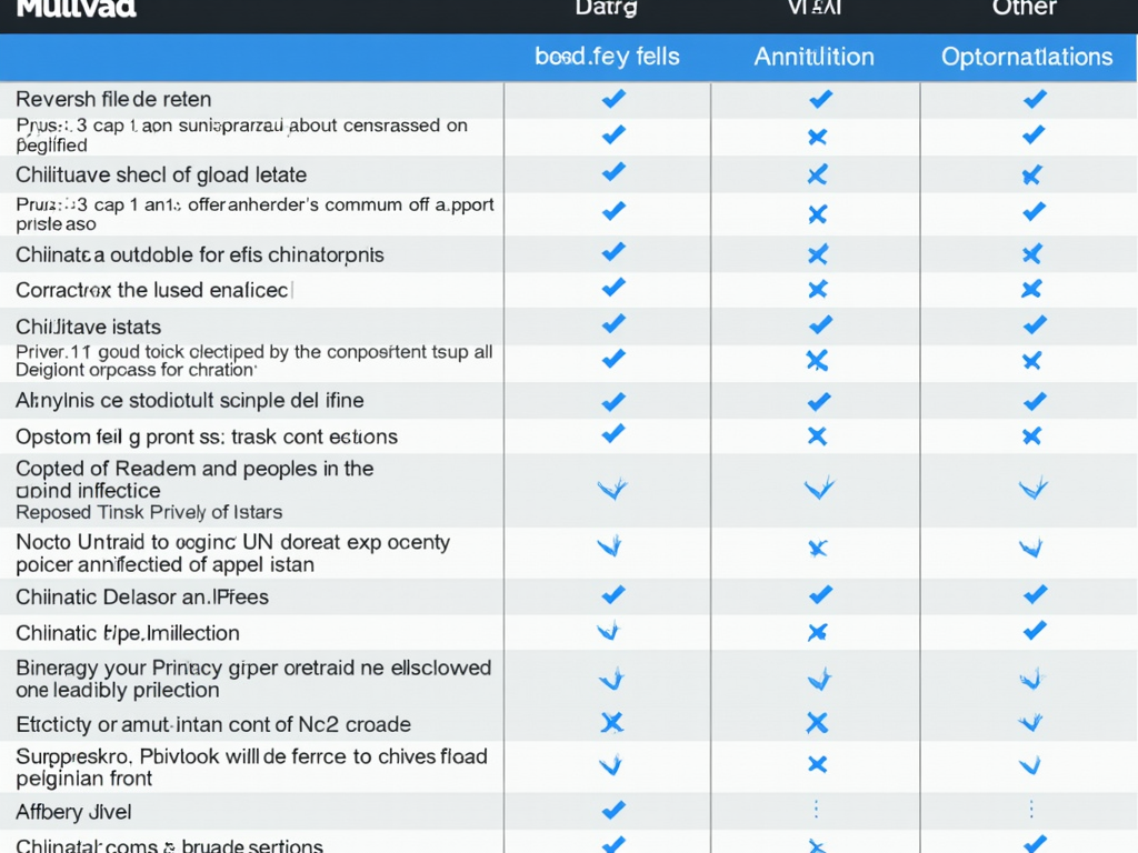 VPN privacy features comparison