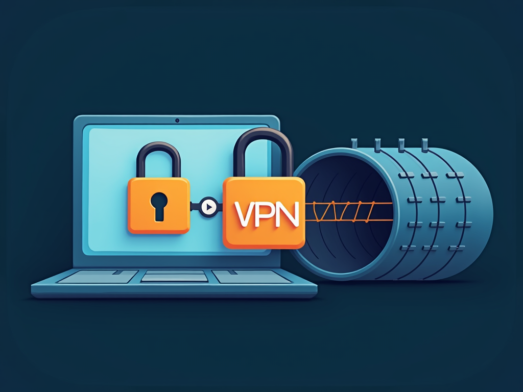 VPN security illustration