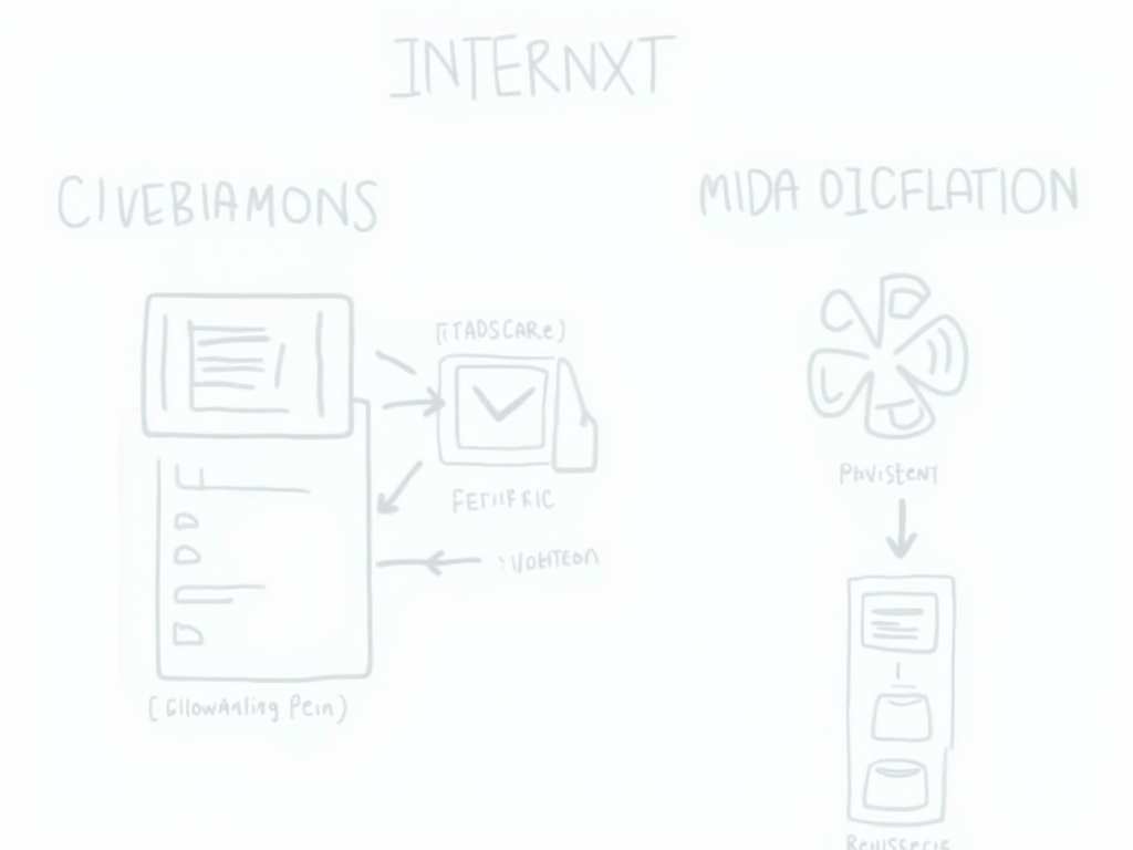 Diagram comparing Internxt’s decentralized storage and Mega’s centralized encryption