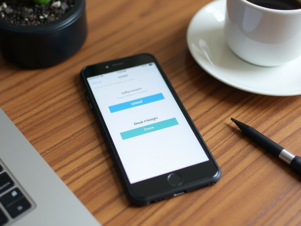 Internxt app on a smartphone