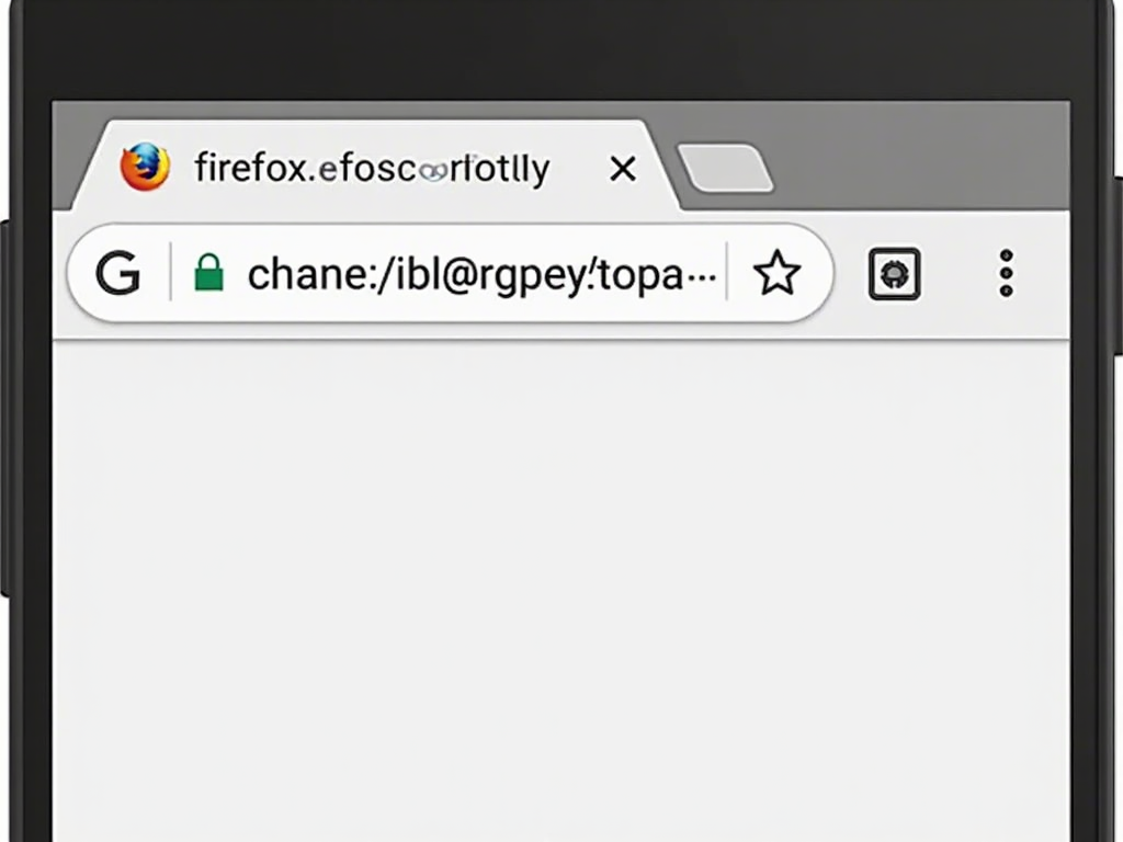 Firefox Focus browser interface on mobile