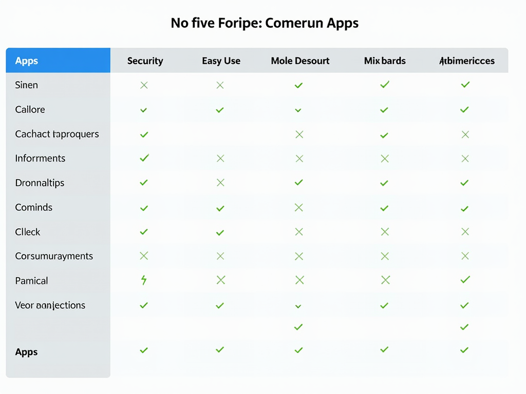 Comparison chart of encrypted messaging apps