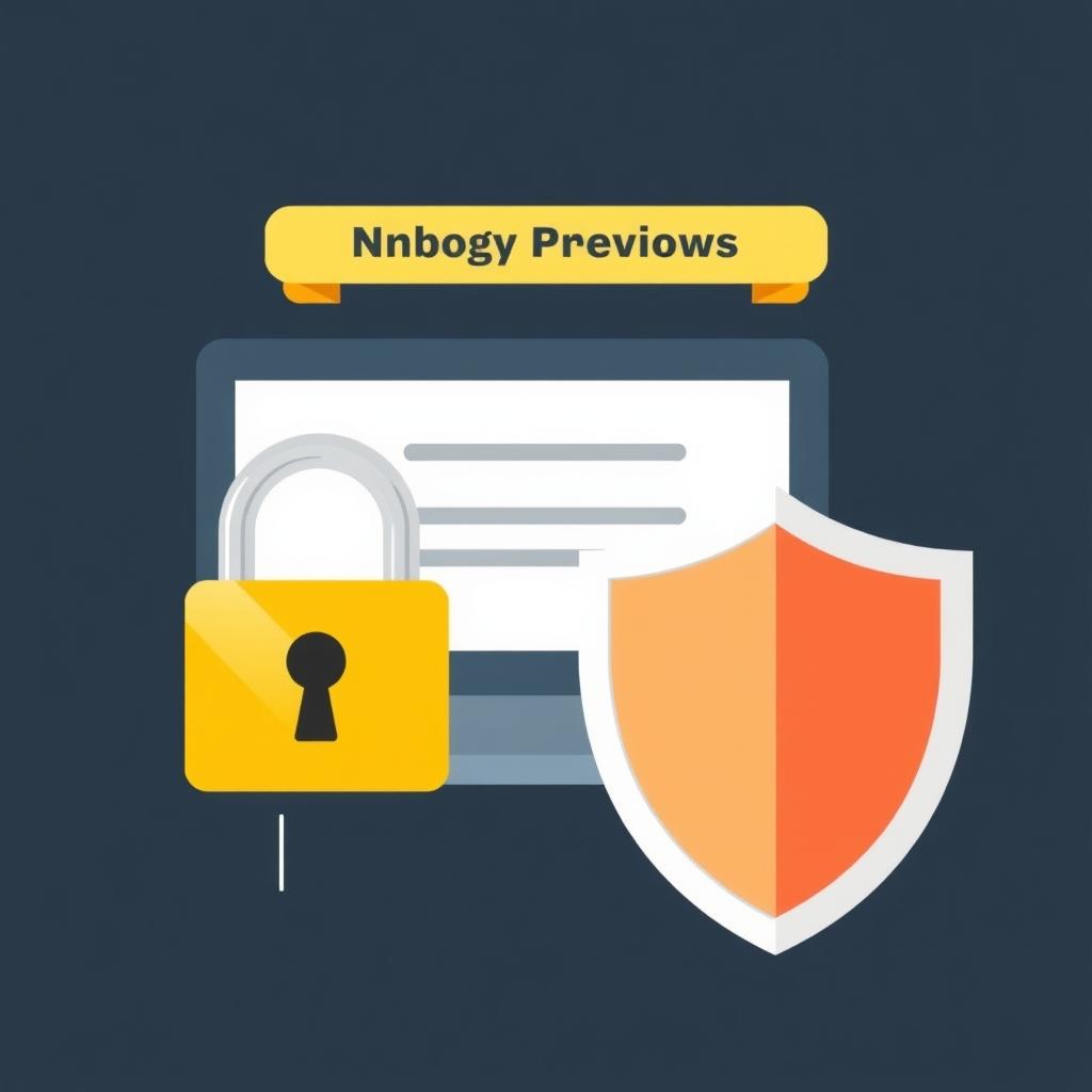 Graphic representing online privacy