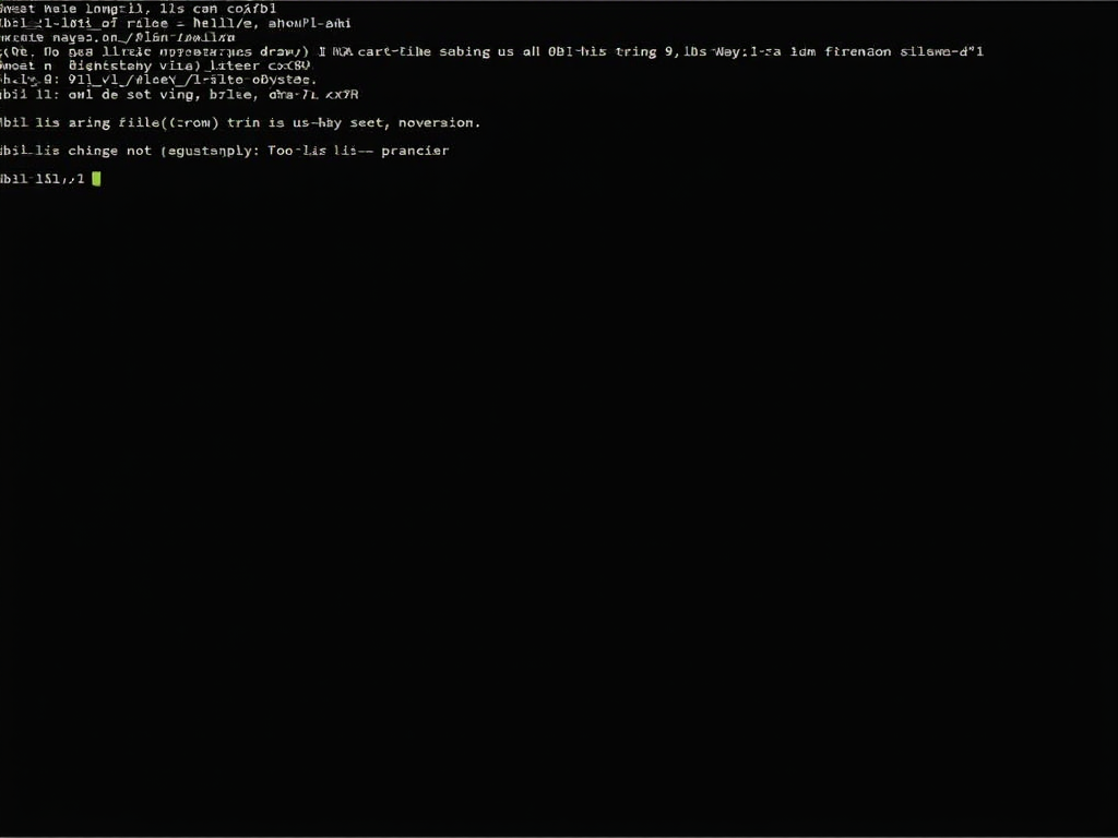 Terminal screenshot showing file permissions with ls -l command