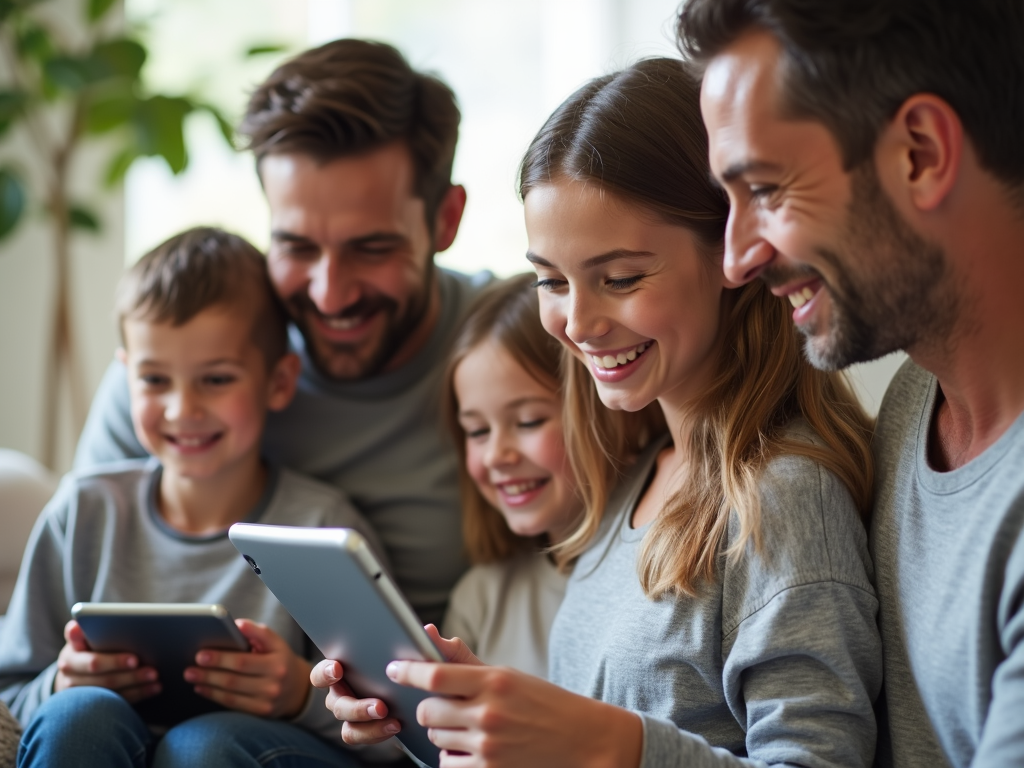 Family safely browsing with NextDNS protection