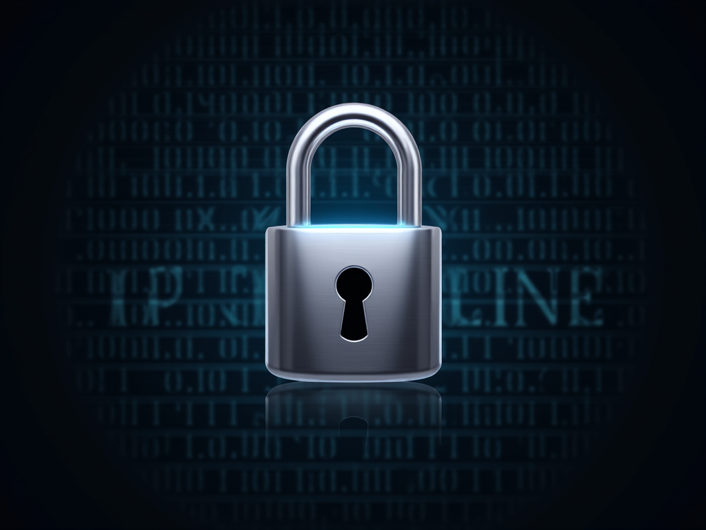 Secure lock icon