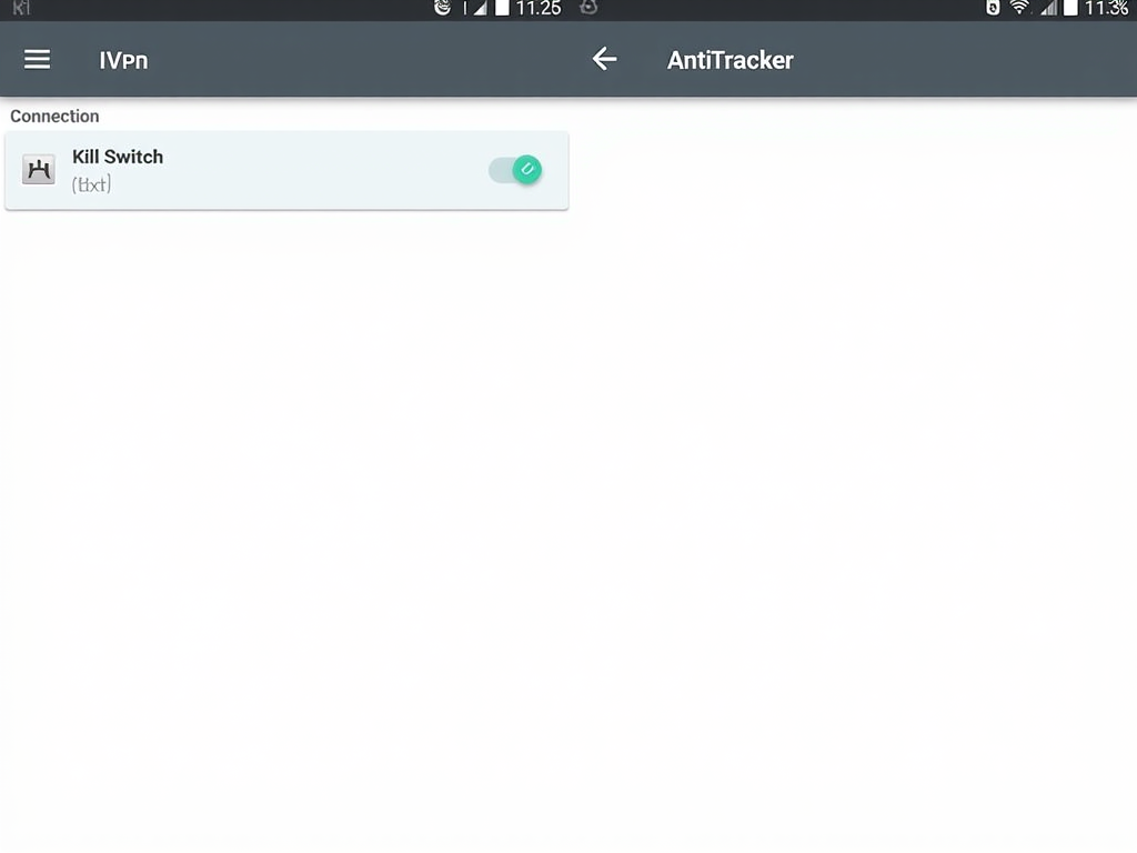 IVPN app interface on Android