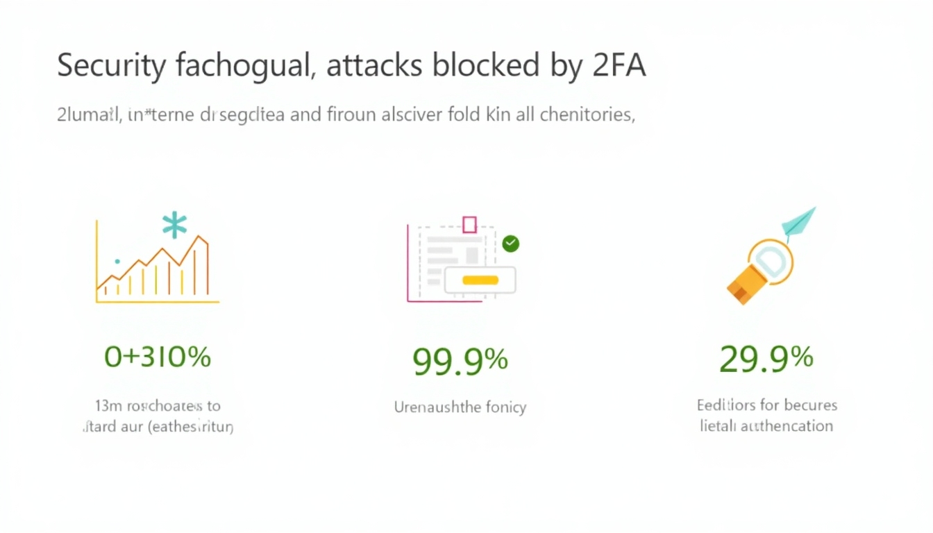 Infographic on 2FA security statistics