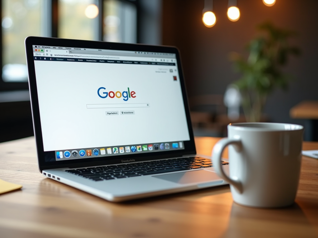 Laptop with DuckDuckGo open